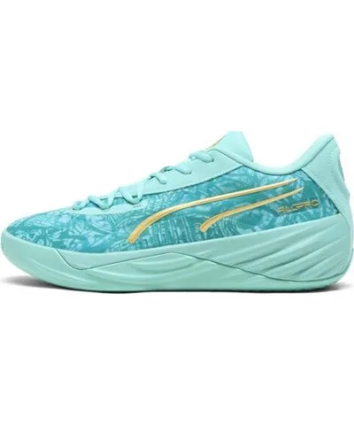 PUMA All-Pro NITROâ¢ Mexico City Game 2024 Men's Basketball Shoes in Aquatic/Sparkling Green